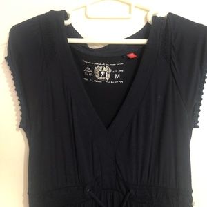 Esprit, navy blue jersey dress